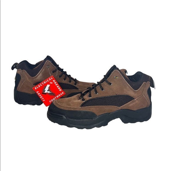 lehigh Other - NEW Lehigh Brown Leather safety EH oil resistant work boots women 12.5 men 10.5